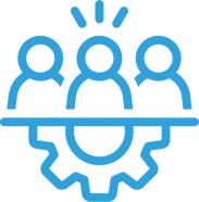 A blue and black logo

Description automatically generated